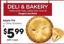 Kroger Apple Pie offer