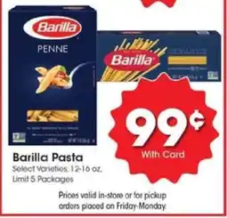 Kroger Barilla Pasta offer
