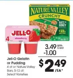 Kroger Jell-O Gelatin or Pudding offer