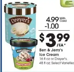 Kroger Ben & Jerry's Ice Cream offer