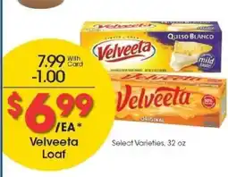 Kroger Velveeta Loaf offer