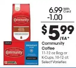 Kroger Community Coffee offer