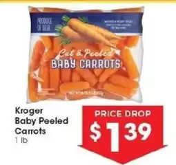 Kroger Kroger Baby Peeled Carrots offer