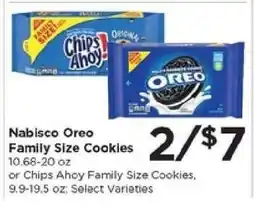 Food 4 Less Nabisco Oreo Family Size Cookies offer