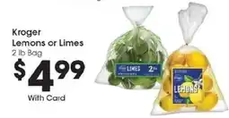 Kroger Kroger Lemons or Limes offer