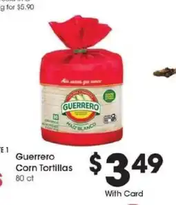 Kroger Guerrero Corn Tortillas offer
