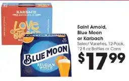 Kroger Saint Arnold, Blue Moon or Karbach offer