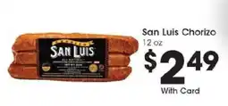 Kroger San Luis Chorizo offer