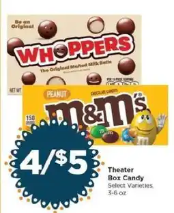 Food 4 Less Theater Box Candy offer