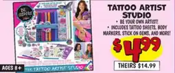 Ollie's AGES 8+ TATTOO ARTIST offer