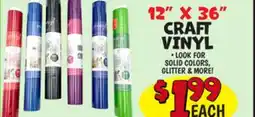 Ollie's 12 X 36 CRAFT VINYL offer