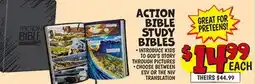 Ollie's ACTION BIBLE STUDY BIBLES offer