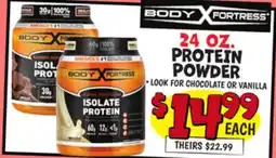 Ollie's 24 OZ. PROTEIN POWDER offer