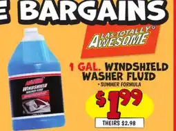 Ollie's LA'S TOTALLY AWESOME 1 GAL. WINDSHIELD WASHER FlUID offer