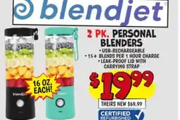 Ollie's 2 PK. PERSONAL BLENDERS offer