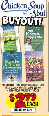 Ollie's THE BELOVED INSPIRATIONAL SERIES offer