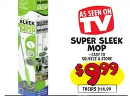 Ollie's SUPER SLEEK MOP offer