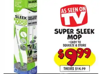 Ollie's SUPER SLEEK MOP offer