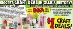 Ollie's CRAFT DEALS! offer