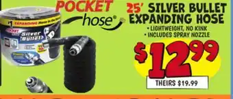 Ollie's 25' SILVER BULLET EXPANDING HOSE offer
