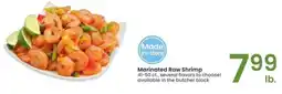 Albertsons Marinated raw shrimp offer