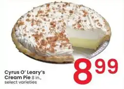 Albertsons Cyrus O'Leary's Cream Pie offer