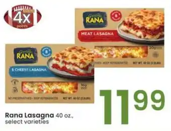 Albertsons Rana Lasagna offer