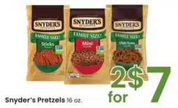 Albertsons Snyder's Pretzels offer