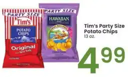 Albertsons Tim's party size potato chips offer