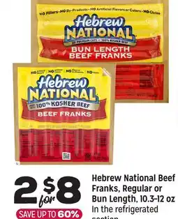 Grocery Outlet Hebrew National Beef Franks offer