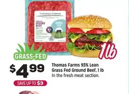 Grocery Outlet Thomas Farms 93% Lean Grass Fed Ground Beef offer