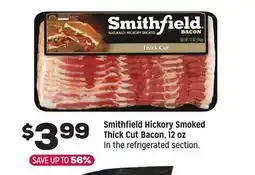 Grocery Outlet Smithfield Hickory Smoked Thick Cut Bacon offer