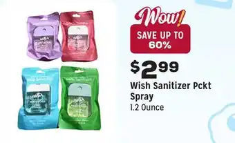 Grocery Outlet Sanitizer Pckt Spray offer