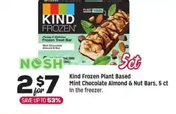 Grocery Outlet Kind Frozen Plant Based Mint Chocolate Almond & Nut Bars offer
