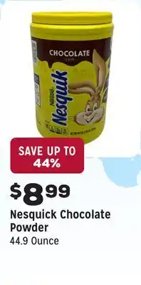 Grocery Outlet Chocolate Powder offer