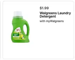 Walgreens Walgreens Laundry Detergent offer