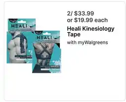 Walgreens Heali Kinesiology Tape offer