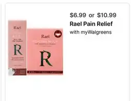 Walgreens Rael Pain Relief offer