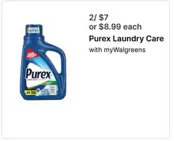 Walgreens Purex Laundry Care offer