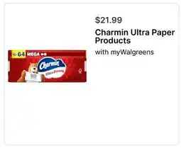 Walgreens Charmin Ultra Paper Products offer