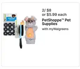 Walgreens PetShoppe Pet Supplies offer