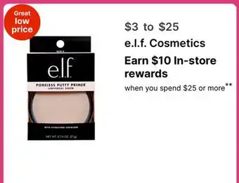 Walgreens e.l.f. Cosmetics offer
