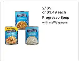 Walgreens Progresso Soup offer
