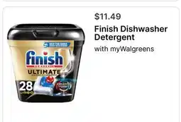 Walgreens Finish Dishwasher Detergent offer