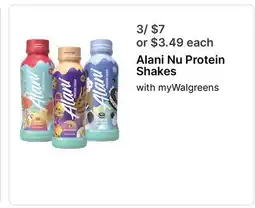 Walgreens Alani Nu Protein Shakes offer