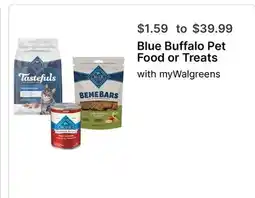 Walgreens Blue Buffalo Pet Food or Treats offer