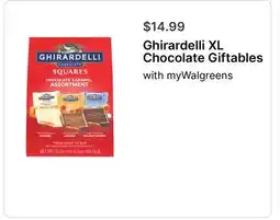 Walgreens Ghirardelli XL Chocolate Giftables offer