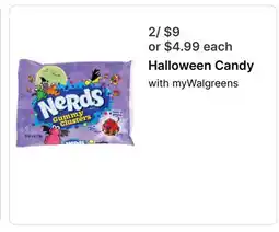 Walgreens Halloween Candy offer