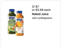 Walgreens Naked Juice offer