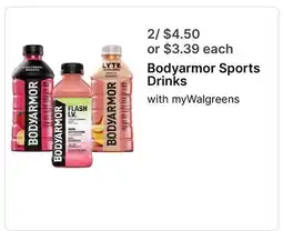 Walgreens Bodyarmor Sports Drinks offer